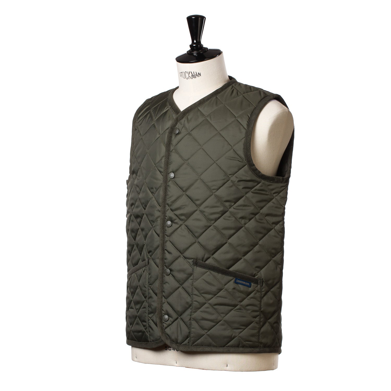 Lavenham x MJ: Quilted Vest "Thornham Gillet" in Diamond Quilting